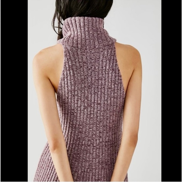 Free People Claude Lavender Knit Dress - Picture 6 of 7